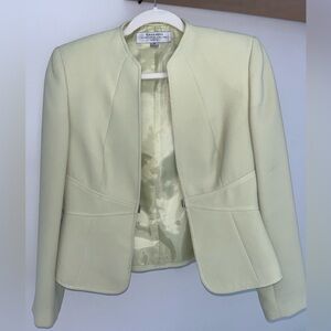 TAHARI Women’s Petite Lime Green Blazer Jacket